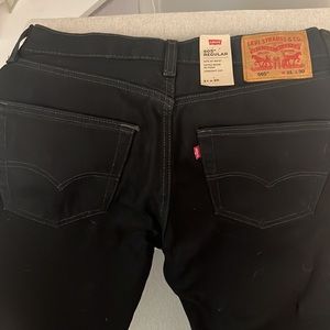 505 Regular Fit Men’s Jeans W 31 x L 30 in Black